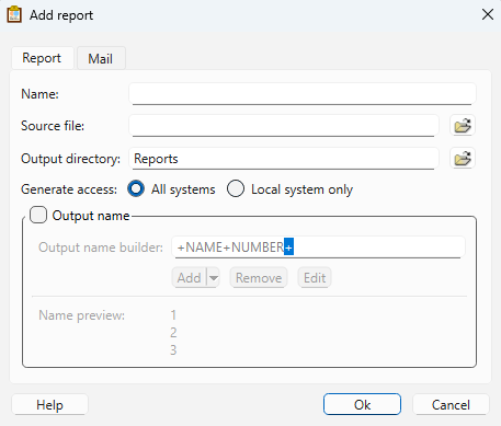 Add report