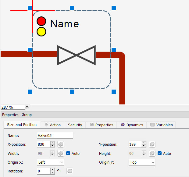 object name