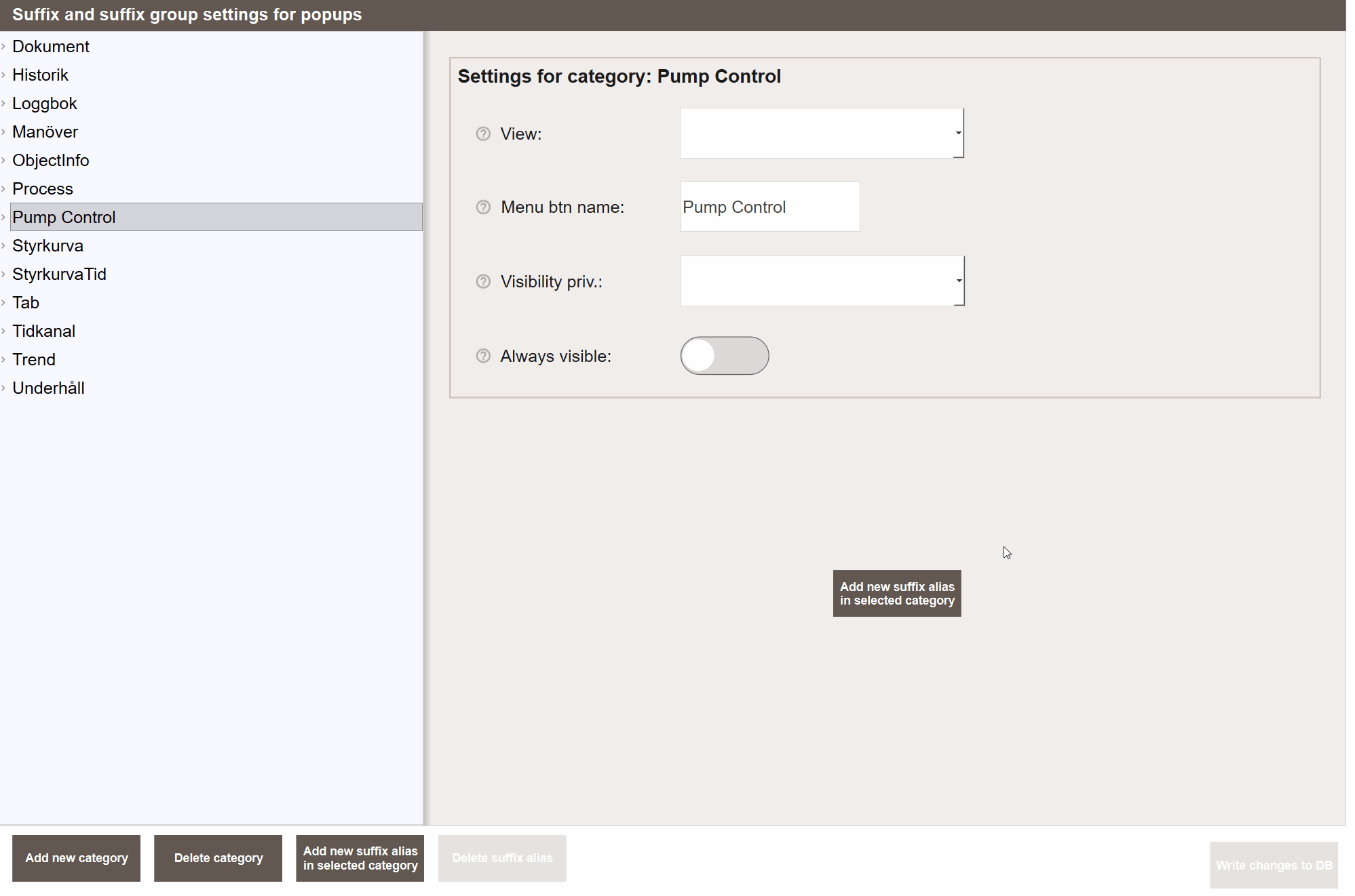 Adding suffix