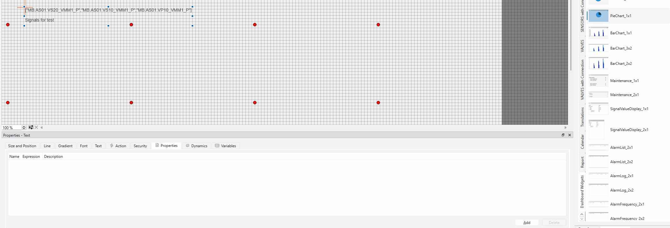 Adding a widget