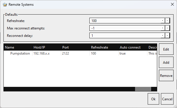 Remote Systems dialog
