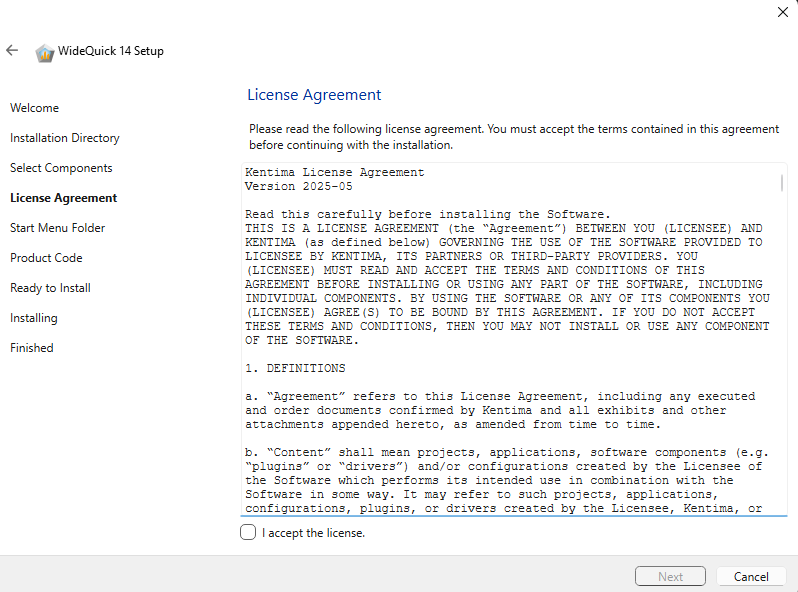 License Agreement