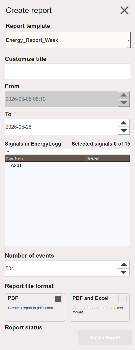 Energy Report Week